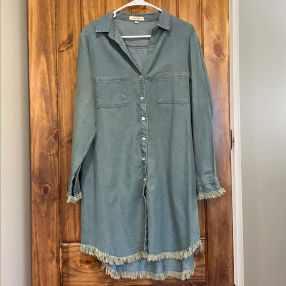 Denim Shirt Dress